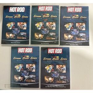 Hot Rod Magazine Dream Build Drive DVD Library Lot of 5 Car Restoration Repair